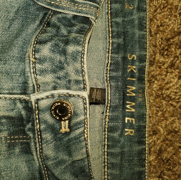 White House Black Market Women's Size 2 Blue Jeans - Picture 3 of 4